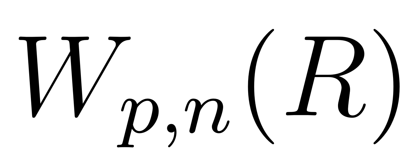 W_{p,n}(R)